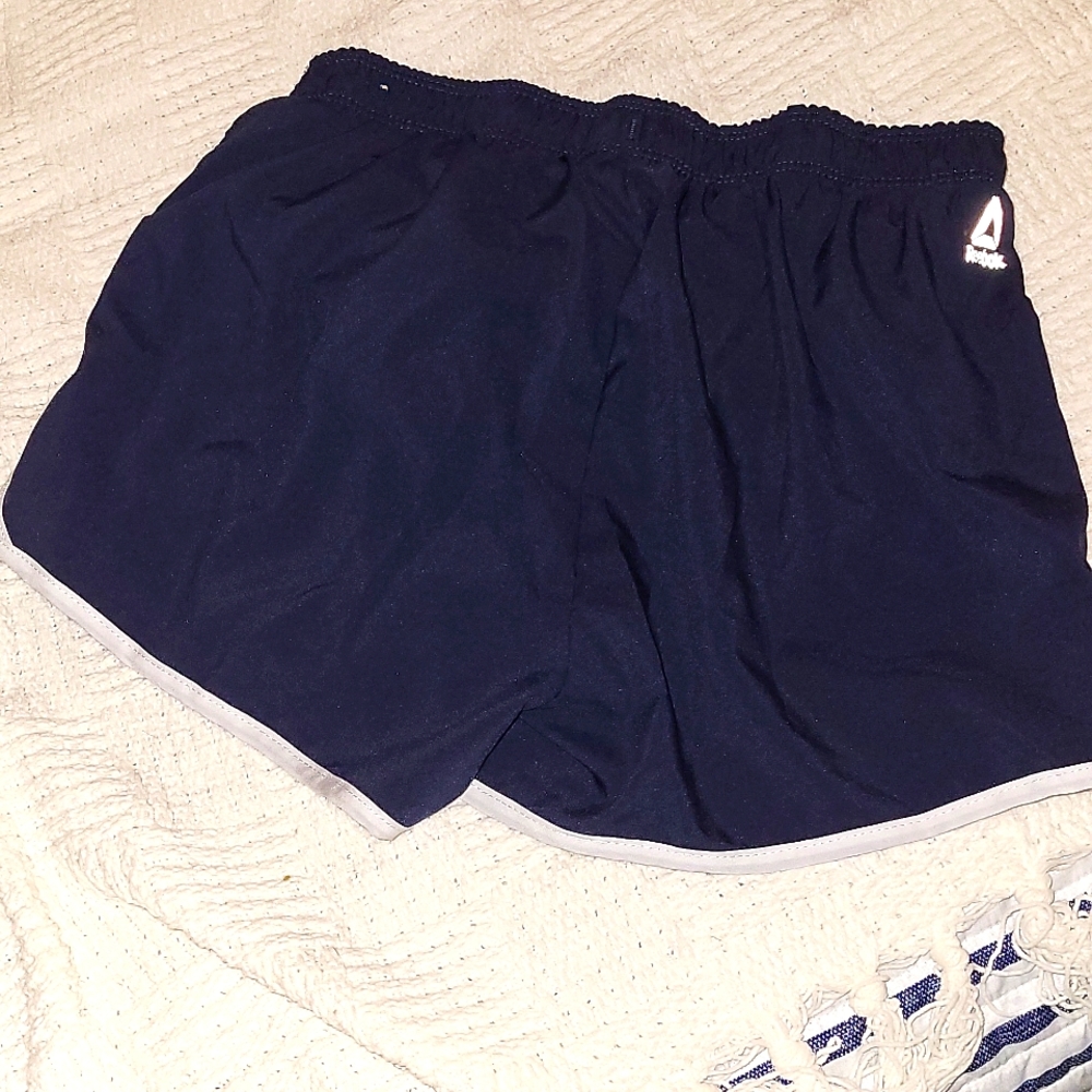 Navy Blue Reebok shorts - Picture 2 of 3